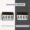IP44 Waterproof House Plaque Solar Home Yard 10 LED Address Wall Lamp Sign Numbers Light Street Garden Door Decoration