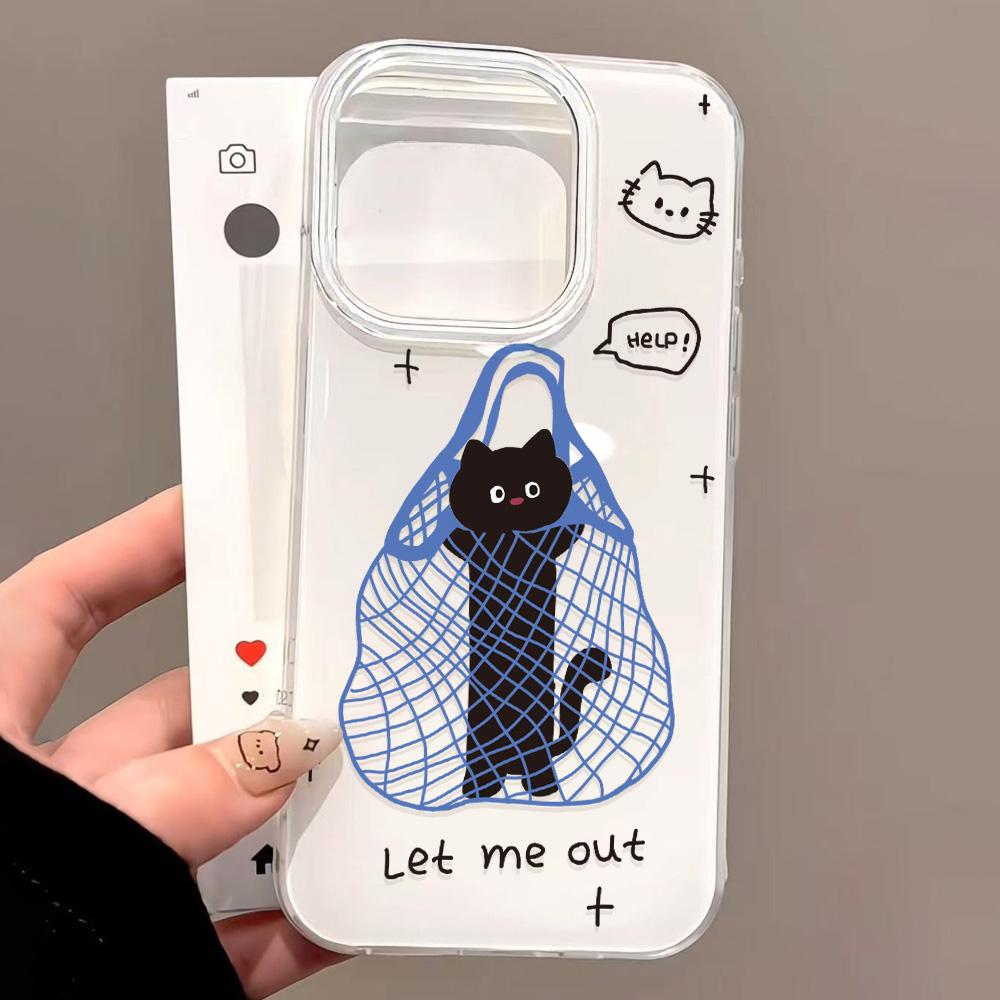 Painted Phone Case for iPhone 12 13 15 16 iPhone 16 12 13 14 15 Pro  14 15 16 Pro Max Coverage Shockproof Anti-Fingerprint Fresh Style Protective Case