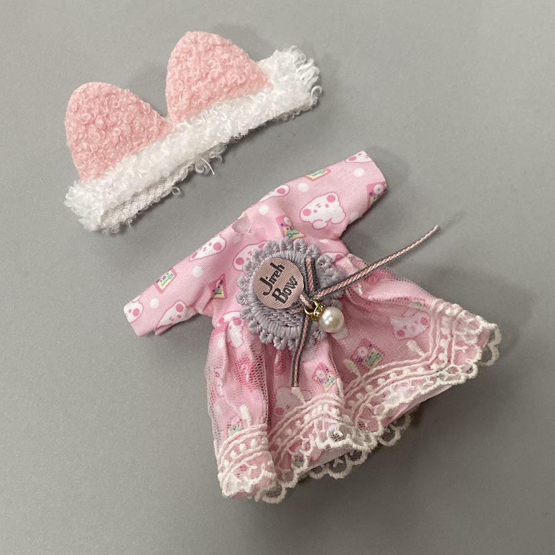 16-17Cm Doll Clothes(No Doll), Cute Dolls Outfit Suit Accessories Fashion Style Doll Dress Up Toy For Children