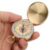 Outdoor Metal Luminous Pocket Watch Compass Copper Flip Cover for Climbing Hiking Campingcompass