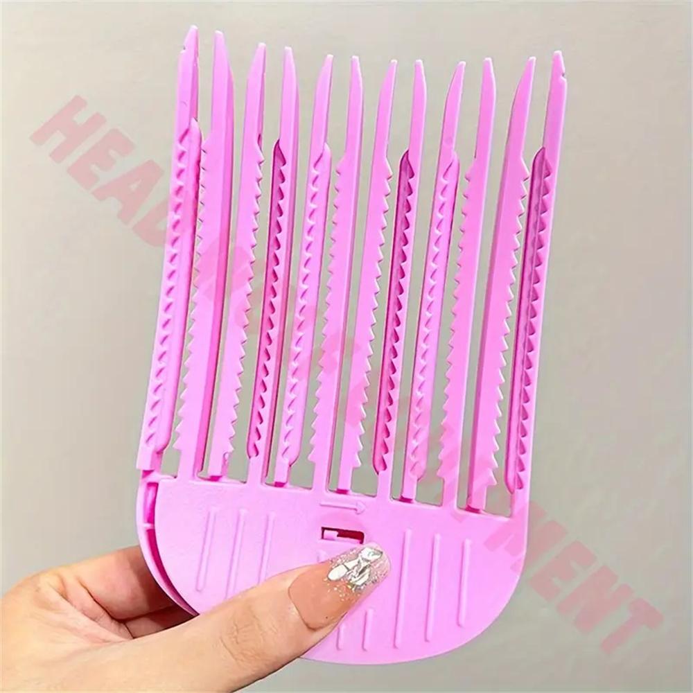 2pcs Fluffy Clips Hair Roots Natural Volumizing Hairpin Women DIY Curling Rollers Fixed Shape Comb Volume Hair Styling Tools