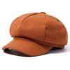 Woolen Fabric Baker Cap Solid Color Beret Hat Fashion Octagonal Cap  Autumn Winter