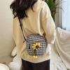 Chic Ins Fashion Small Square Crossbody Bag For Students In Vibrant Colors