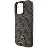 Guess Hc Pu 4G Small 4G And Classic Case For iPhone 16 Pro Magsafe Brown