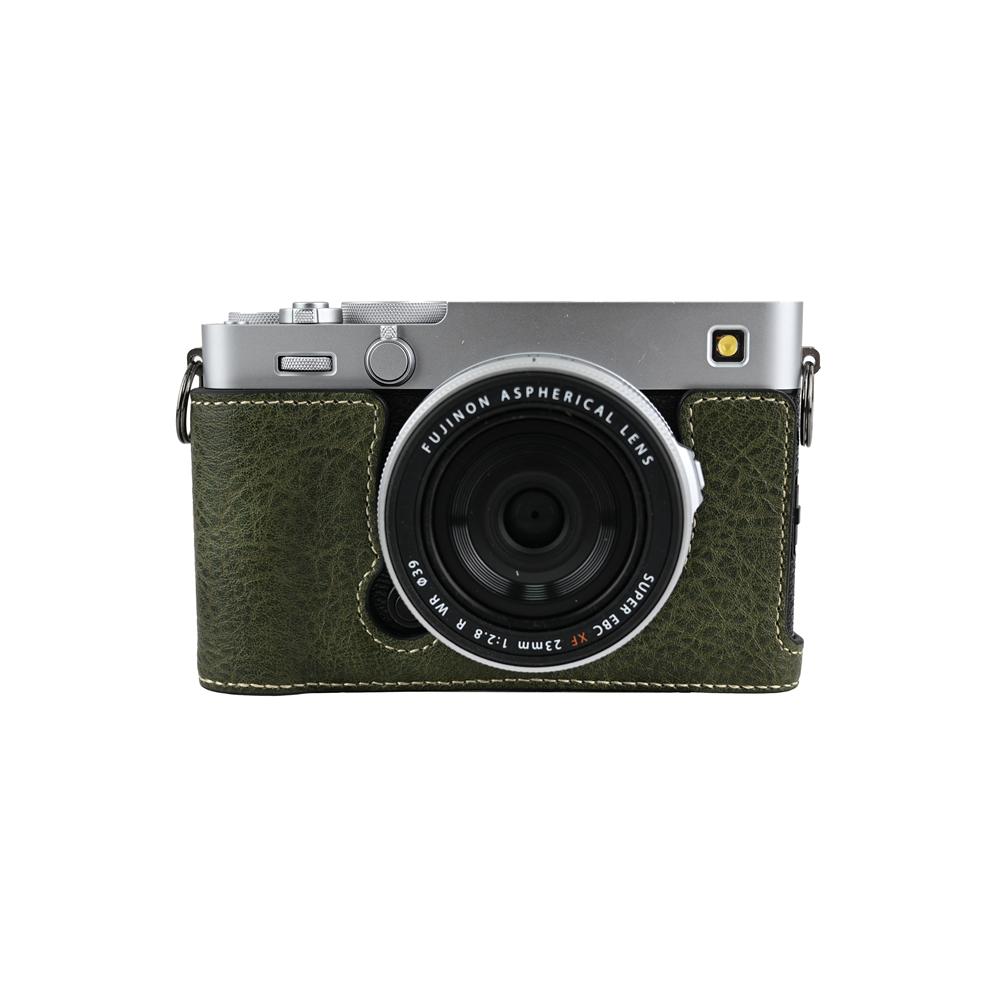 PU Camera Half Case for Fujifilm X-E5 Fuji XE5 Protective Shell Bottom Battery Opening Cover