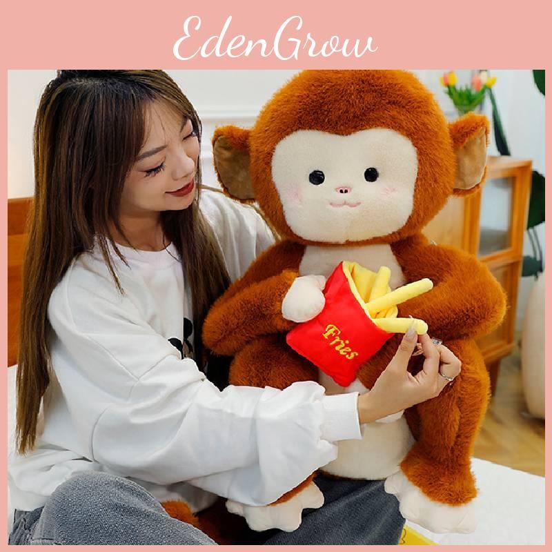 Toys Plush Monkey French Fries Golden Monkey Cartoon Animals Fill Doll Toy Gift