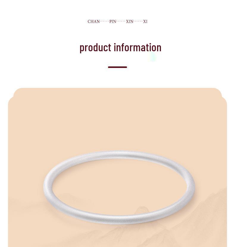 Sterling Silber 999 Damenarmreif: Alte Methode, Solider Kreis, Studentenversion, Weihnachtsgeschenk.