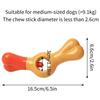 Dog Treat Stick Holder Dog Bully Stick Holder Anti choking dog chewing wooden stick holder pet teeth cleaning Pet Supplies