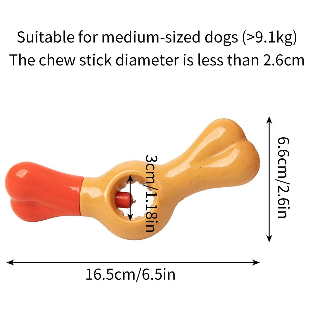 Dog Treat Stick Holder Dog Bully Stick Holder Anti choking dog chewing wooden stick holder pet teeth cleaning Pet Supplies