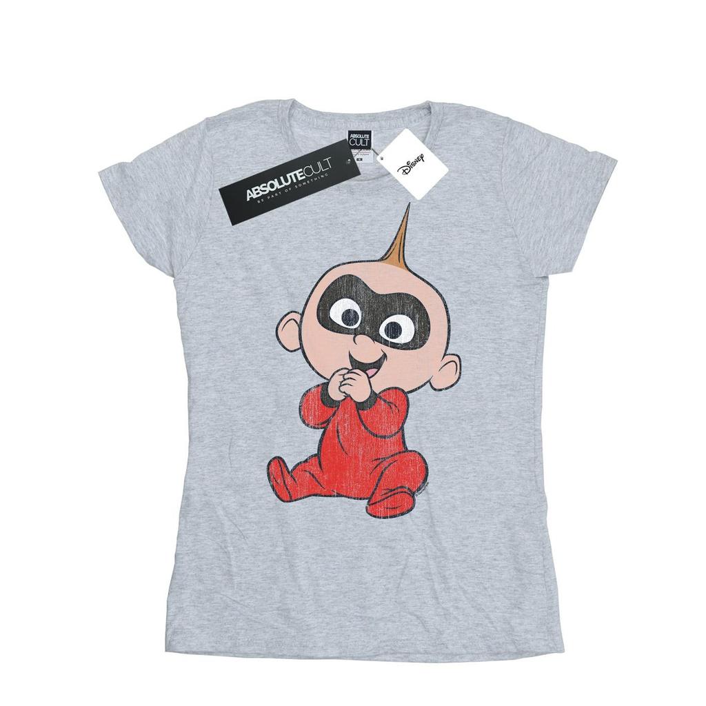 Disney Womens/Ladies Incredibles 2 Jack Jack Cotton T-Shirt
