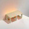 Wooden Small Pet Hideout House for Hamster Squirrel Hedgehog Guinea Pig and Rufous Babbler Habitat Shelter