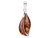 Silver Pendant With Amber Elegant Silver Women's Pendant Sterling Silver 925