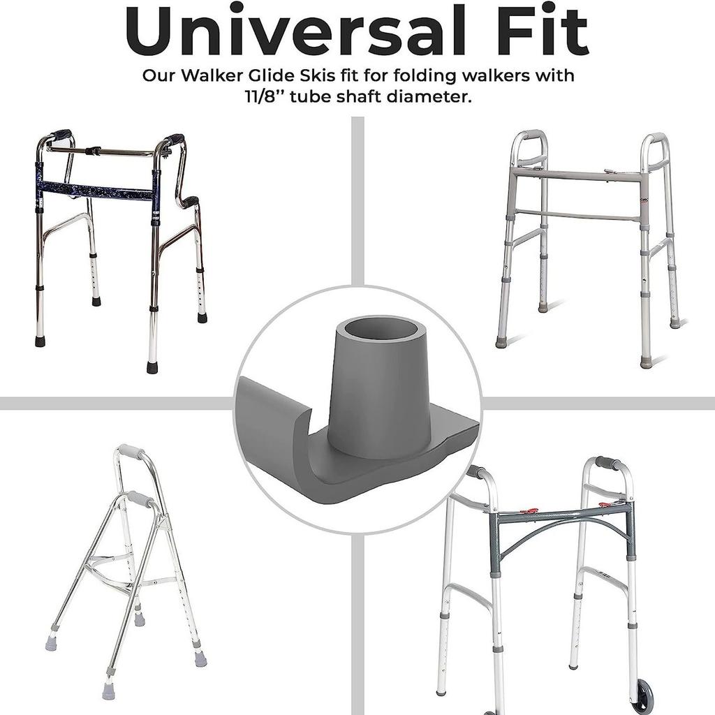 Universal Walker Feet Covers Help Seniors Walker Feet Cover for Mobility Aid Accessories
