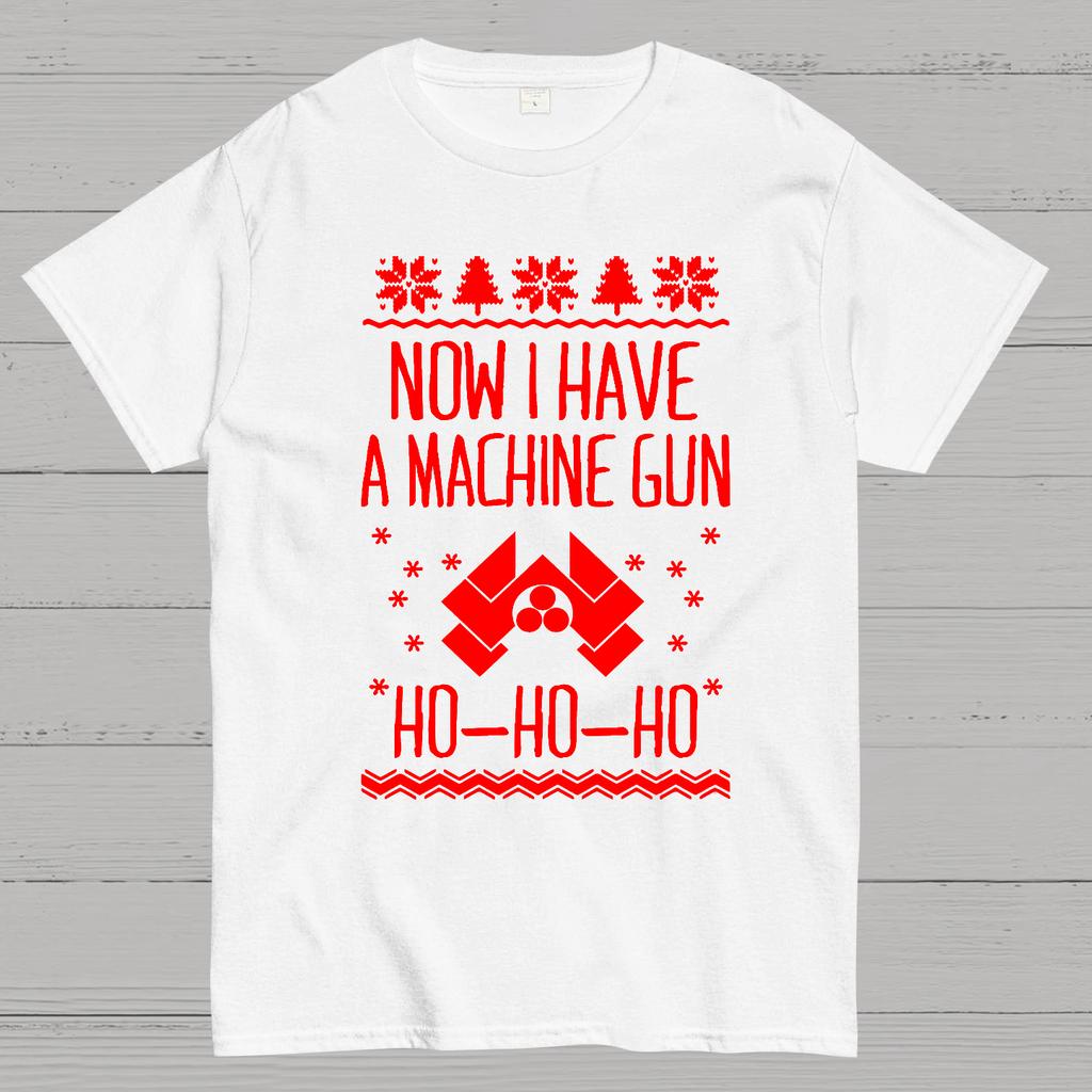 Now I Have a Machine Gun Ho-Ho-Ho Cotton Summer Casual Cool Loose T-Shirt
