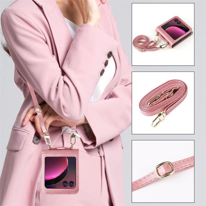 Phone Cases Motorola, Leather Cases with Integrated Lanyard & Card Slots