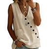 JPNTKY Women's Fashion Casual Sleeveless V-Neck Blouses & Shirts