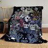 Cluster of stylized bug-like characters with varied designs and colors. for all seasons blanket lunch break throw gift
