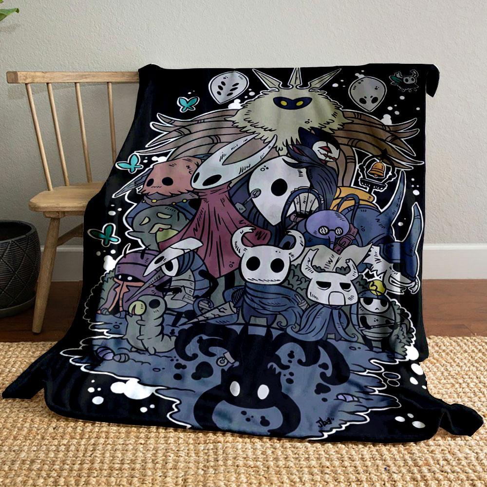 Cluster of stylized bug-like characters with varied designs and colors. for all seasons blanket lunch break throw gift