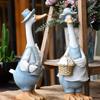 Duck Sculpture Artificial Garden Sculpture Resin Novelty Garden Statues  Patio Outdoor Decor