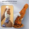 Liquid Silicone Blend Dildo Twin Viper Special Shape Penis Soft Anal Plug Female Adult Viper Special Shape