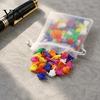 Assorted Color Middle Finger 25/50/100Pcs 3D Printed Mini Set, Tiny Colorful for Desktop Toy Desk Decor, Miniature Hand Gesture Figurine Gag