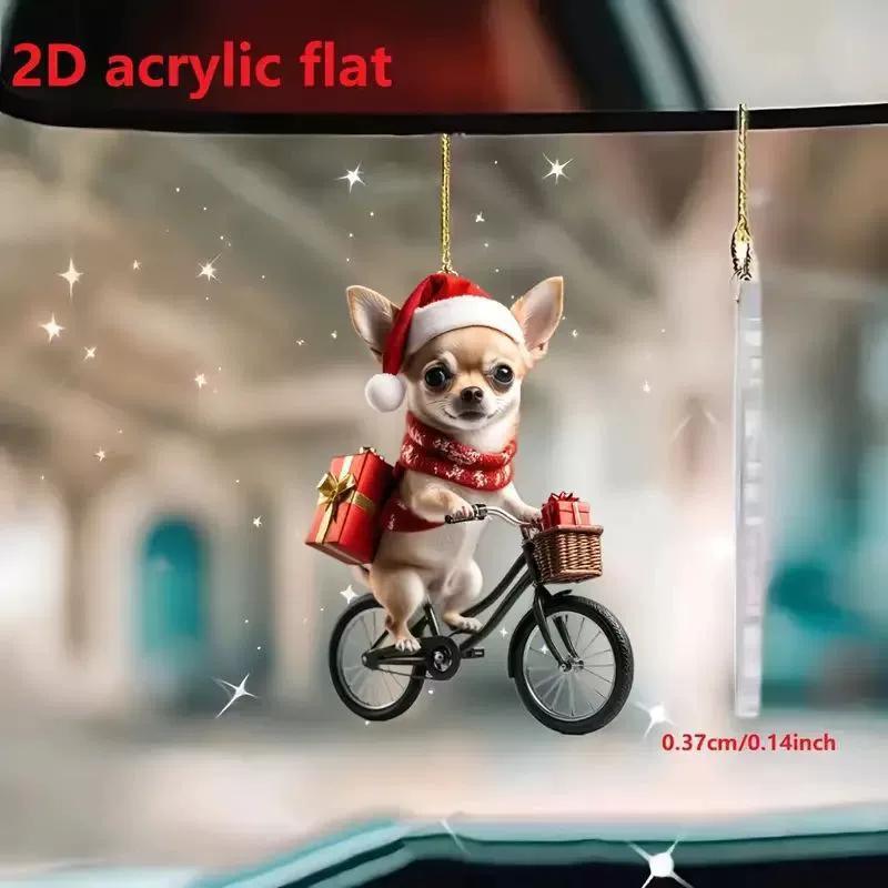 Car Interior Hanging Ornament, Holiday Decoration and Festive Pendant for Vehicles