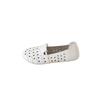 Flat single shoes women's 2025 new summer with skirt hollow breathable mother shoes one pedal casual Doudou shoes