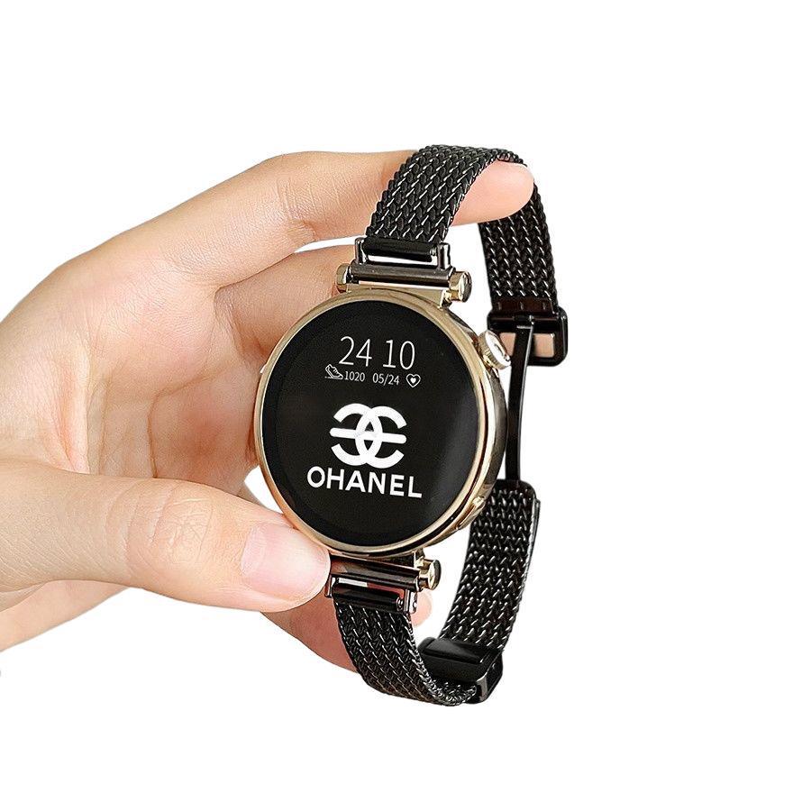 2025 Women's Sporty Luxury Smartwatch: Heart Rate, Multifunctional, Mobile Compatible, Light Bracelet.