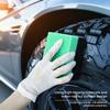 Car Square Polishing Waxing Sponge Durable Water-Groove Sponge for Oil Stain Removal Car Care Automotive Detailing Cleaning Tool