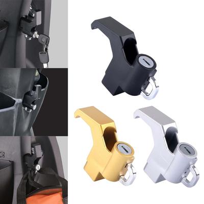 Motorcycle Helmet Security Hook Lock Anti Theft Fit for Scooters Motorbikes