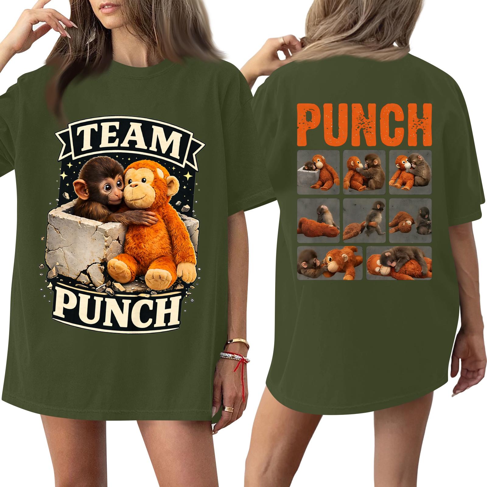 

Женские модные повседневные пуловеры с короткими рукавами и круглым вырезом с принтом L армия зеленый