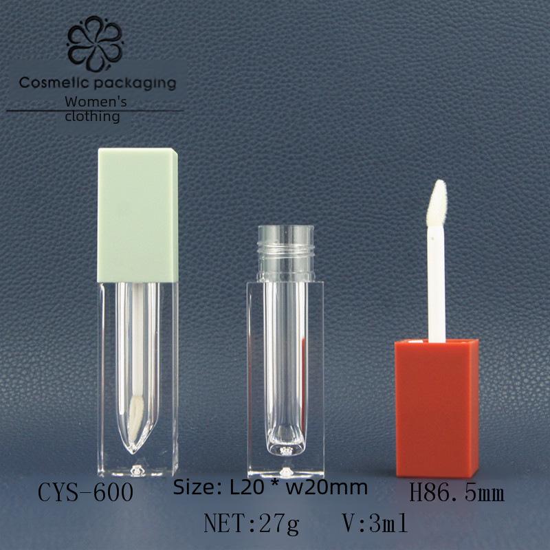 Multi-Color Frosted Lip Glaze Tube with Logo Print