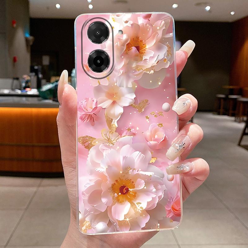 Case For Xiaomi Redmi A5 Flower Butterfly Phone Shells For Redmi A5 4G Soft Silicone Transparent Funda TPU Protective Back Cover
