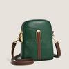 2022 Fashion Real Cowhide Girls Purse Phone Pouch Genuine Leather Shoulder Bags Woman Minimalist Solid Color Mini Crossbody Bag