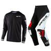 Conjunto de equipamento de motocross para crianças Kits de Jersey e Calça Juvenil criança verde Motocicleta preta 3 4 5 6 7 8 9 10 anos Fato de Off-road azul laranja Enduro cross menino menina