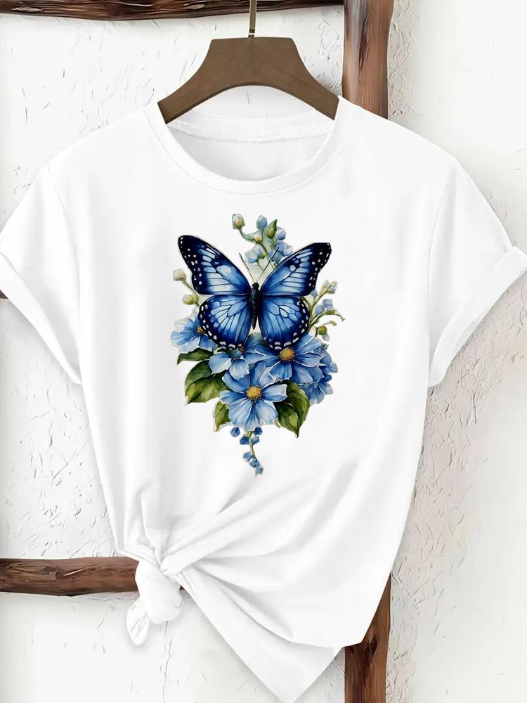 (Asian Size) lovely cute style Women Fashion Tee Top Clothing T Shirt Woman Print Female Short Sleeve Graphic T-shirts