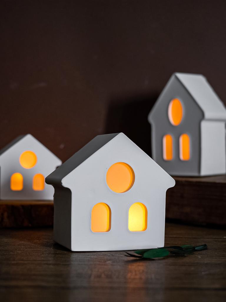 DIY Birdhouse Tea Lamp Holder Silicone Mold 3D House Candlestick Ornaments Gypsum Concrete Mould Resin Crafts Casting Home Decor