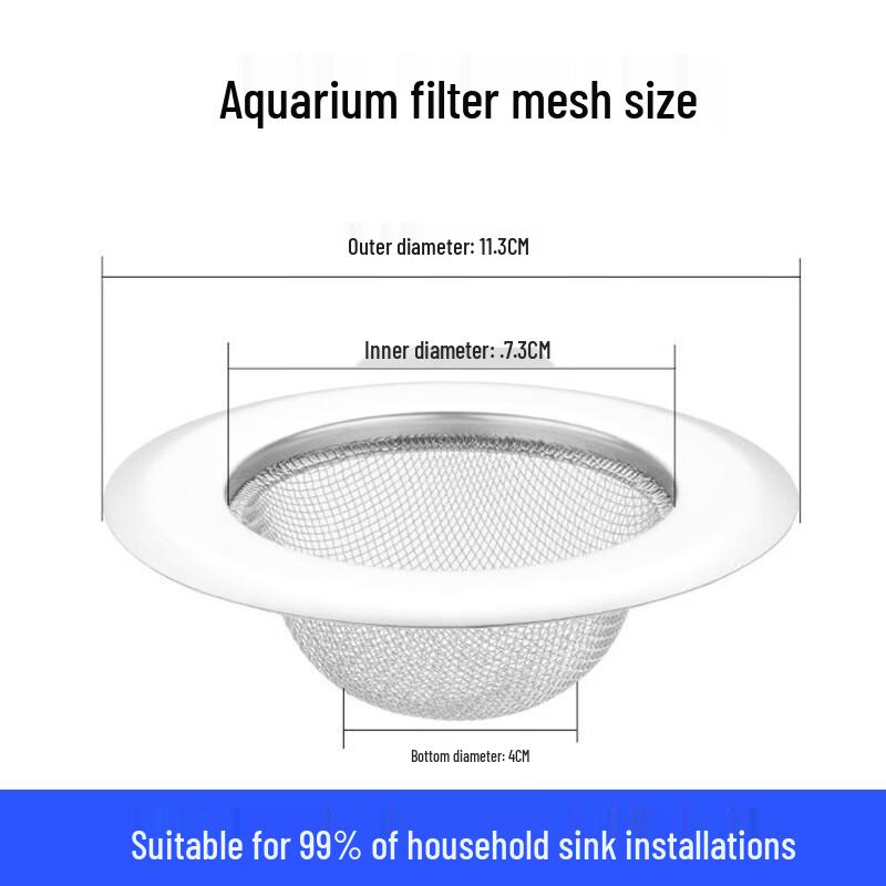 Couvercle de Bonde Universel et Capteur de Cheveux en Acier Inoxydable pour Lavabo de Toilette et de Cuisine