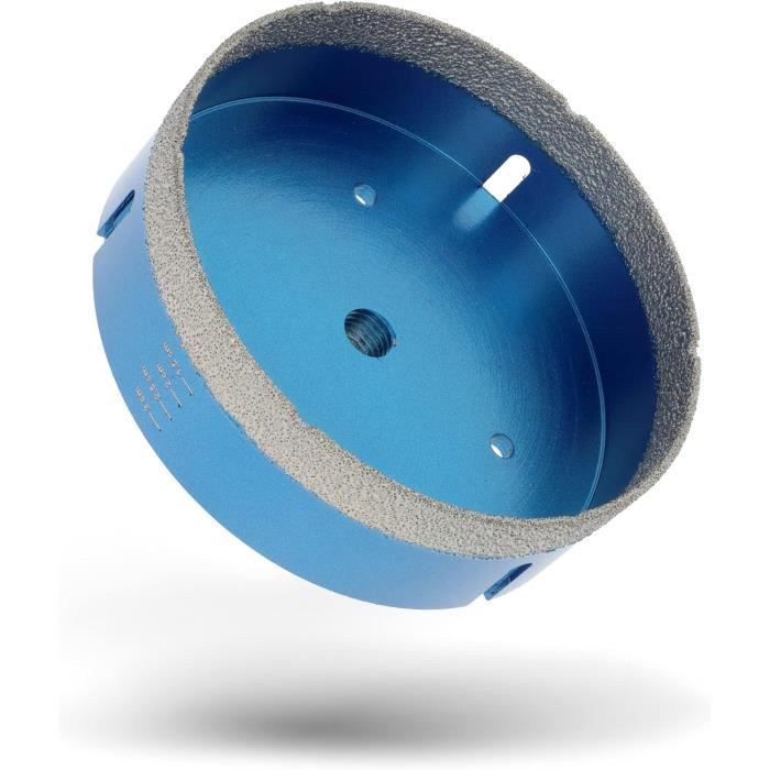 Foret à carrelage diamanté - prodiamant - 130 mm - m14 - qualité premium - longueur utile 35 mm