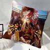Anime Qin Shi Huang Pillow Case Square Pillow Bedroom Sofa Leisure Comfort Cushion Car Home Decoration