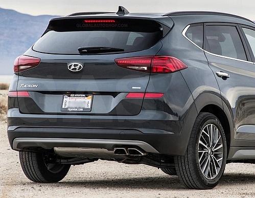Hyundai TUCSON 2019+ CHROME STRIP on the HOOD
