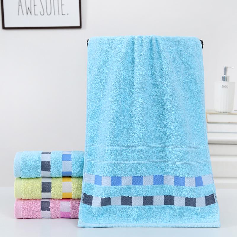 Embroidered Soft Cotton Face Towel - Thick, Absorbent, and Quick-Drying