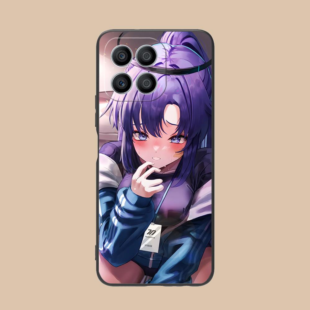 Blue Archive Yuuka Matte TPU Mobile Phone Case for Honor 90 80 70 60 50 30 20 10 9 8 7 Pro S SE Lite 5G Colorful Printing Cover