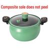 Large Capacity Non-Stick Micro-Pressure Cooker with Maifan Stone, Pumpkin Design, Ideal for Stews and Soups