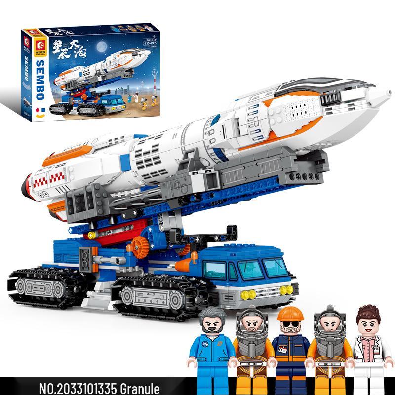 ShengBao 203310 Sci-Fi Spaceship Building Blocks: Sea of Stars Rocket Carrier