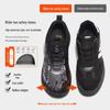 Men's 2026 Breathable Safety Work Shoes: Lightweight, Wide Toe, Anti-Smash & Puncture, Soft Sole for Summer Construction.