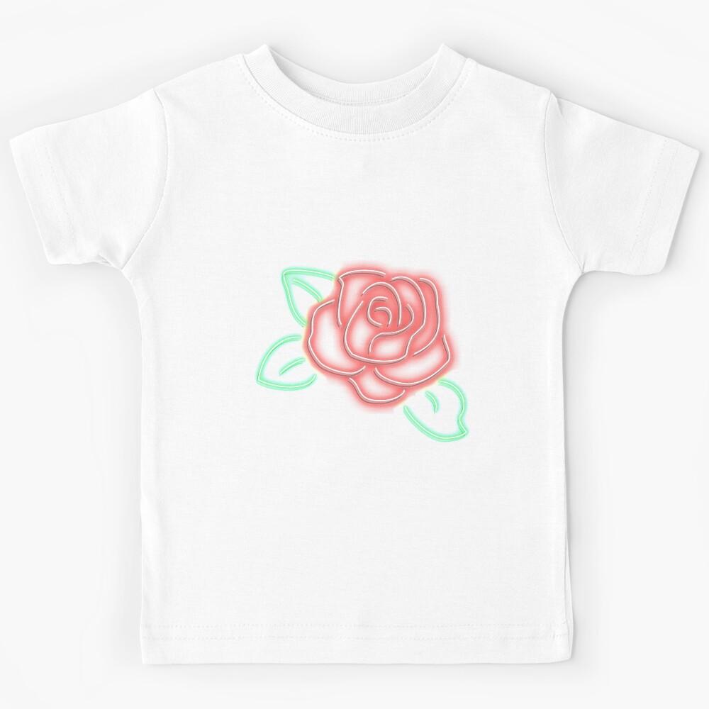 Neon Rose Kids T-Shirt 120