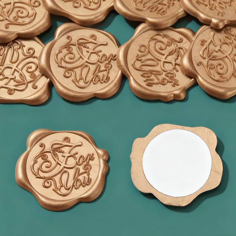 Wax Seal Stamp Kit: Embossed Stamp, Sealing Wax, Stickers for Envelopes, Postcards, Love Letters, and Gifts