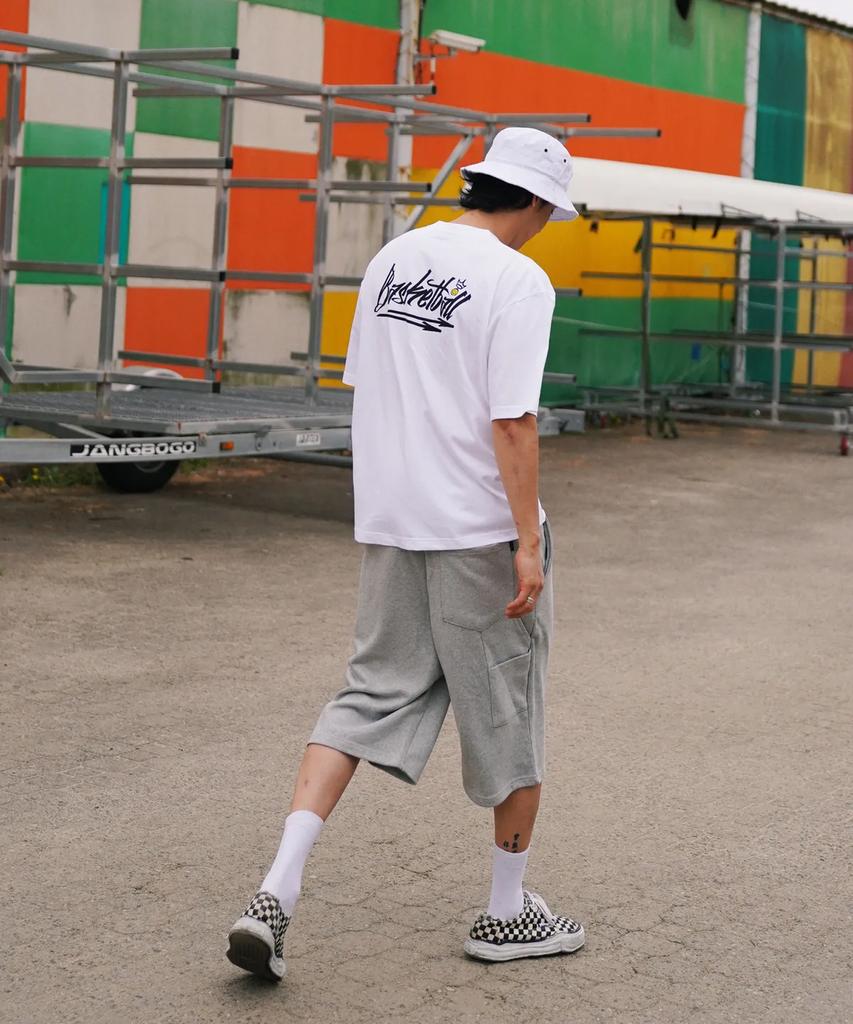 CREAM SODA LAB [2Pack] Basketball Short Sleeve T-Shirt Navy (White) White (Black)