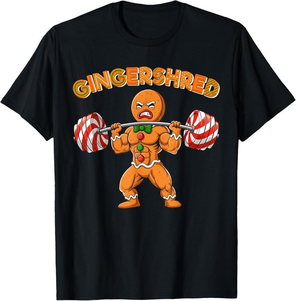GingerShred Пряничный Комплект для Тренировок Рождественский Мужская Футболка L